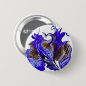 紫虹彩花の渦巻き 缶バッジ (正面&裏面)