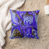 紫虹彩花 クッション (ブランケット)