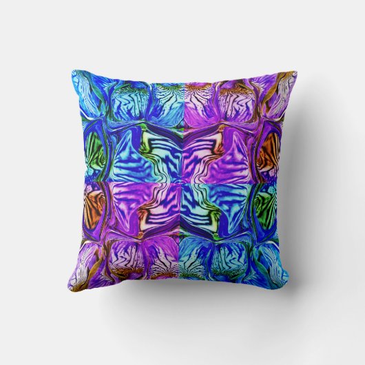 紫虹彩花/グリーンリーフ/ 1974 / xFour / クッション (裏面)