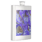 紫虹彩花 フラスク (右)