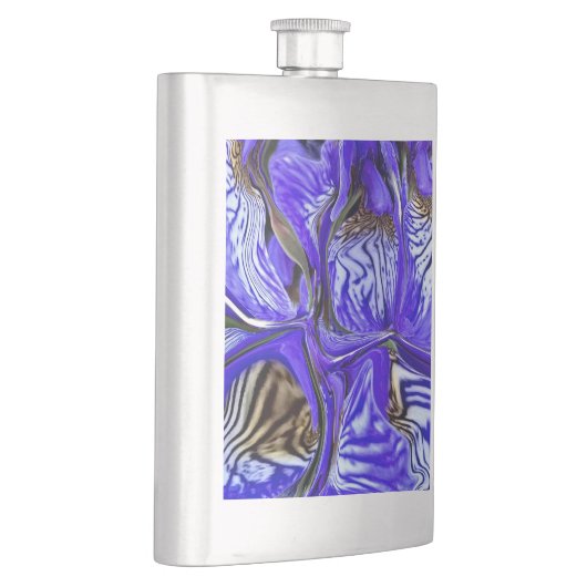 紫虹彩花 フラスク (右)