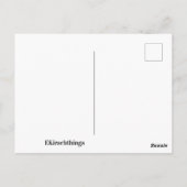 紫虹彩花 ポストカード (裏面)