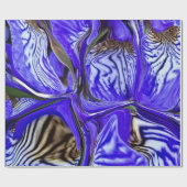 紫虹彩花 ラッピングペーパー (フラット)