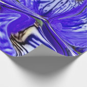 紫虹彩花 ラッピングペーパー (角)