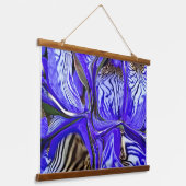 紫虹彩花 吊り下げ型タペストリー (傾斜あり)