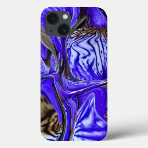 紫虹彩花 iPhone 13ケース