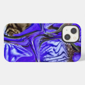 紫虹彩花 iPhoneケース (裏面横)