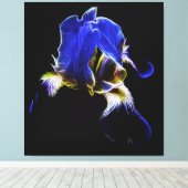 紫虹彩 キャンバスプリント (インサイチュ (ウッドフロア))