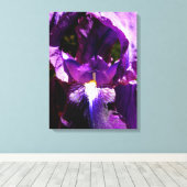 紫虹彩 キャンバスプリント (インサイチュ (ウッドフロア))