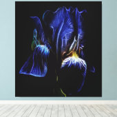 紫虹彩 キャンバスプリント (インサイチュ (ウッドフロア))