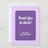 紫虹彩 サンキューカード (裏面)