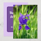 紫虹彩 サンキューカード (正面/裏面)