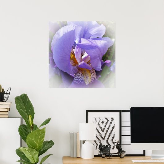 紫虹彩 ポスター (ホームオフィス)