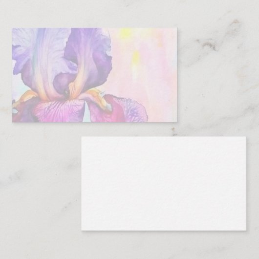 紫虹彩 名刺 (正面/裏面)