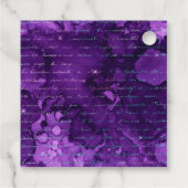 紫虹色の人魚の手紙キンセアニェラ フェイバータグ (裏面)