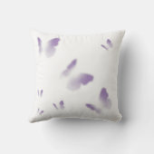 紫蝶の引用文付き感動的枕 クッション (裏面)