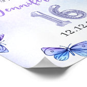 紫蝶の時代の誕生日パーティーポスター ポスター (角)