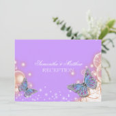 紫蝶の結婚式 招待状 (スタンド正面)