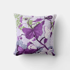 紫蝶オンザブランチ クッション