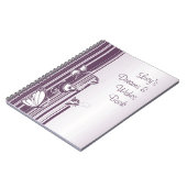 紫蝶ノートブック ノートブック (左側)