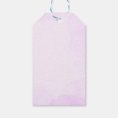 紫蝶ビクトリアンブライダル茶パーティー ギフトタグ (裏面)