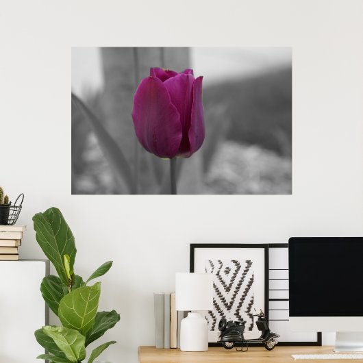 紫衣 ポスター (ホームオフィス)