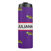 紫赤いタートルモダンタンブラー タンブラー (正面)