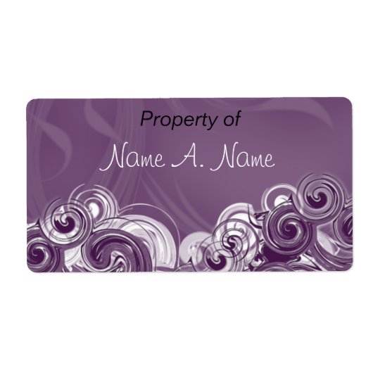 紫転が色 ラベル (正面)