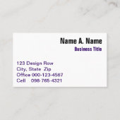 紫転が色 名刺 (裏面)