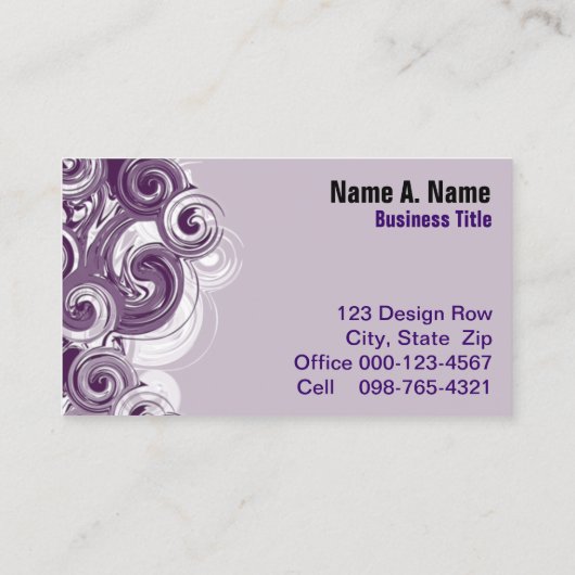 紫転が色 名刺 (裏面)