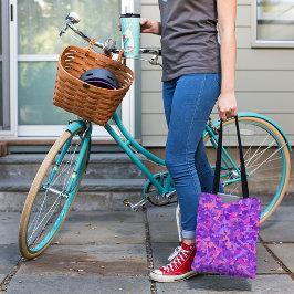 紫迷彩柄柄トートバッグ トートバッグ