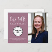 紫連絡情報実在財団 ポストカード (正面/裏面)