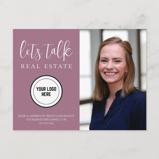 紫連絡情報実在財団 ポストカード (正面)