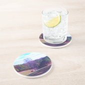 紫遠くにの野の遠馬 コースター (側面)