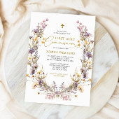 紫野エレガント花第一聖餐式 招待状