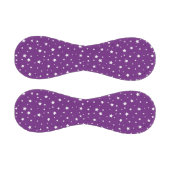 紫野球の白い星 野球ボール (パネル)