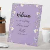 紫野花サマーフローラ結婚ズ 台座サイン (インサイチュ)