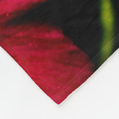 紫野花フクnm フリースブランケット (角)