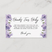 紫野花ベビー エンクロージャーカード (正面)