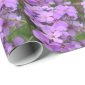紫野花包み紙 ラッピングペーパー (ロールコーナー)