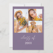 紫野花卒業会写真房宝 招待状 (裏面)