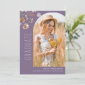 紫野花卒業写真発表会 案内状 (スタンド正面)