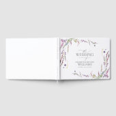 紫野花書結婚の ゲストブック (全面)