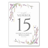 紫野花書結婚の テーブルナンバー (裏面)