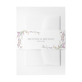 紫野花書結婚の 招待状ベリーバンド