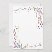 紫野花書結婚の 招待状 (裏面)