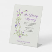 紫野花結婚記念碑 台座サイン (正面)