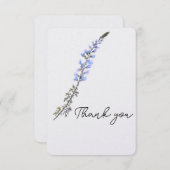 紫野花茎ありがとうござる サンキューカード (正面/裏面)