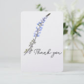 紫野花茎ありがとうござる サンキューカード (スタンド正面)