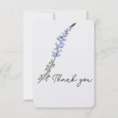 紫野花茎ありがとうござる サンキューカード (正面)